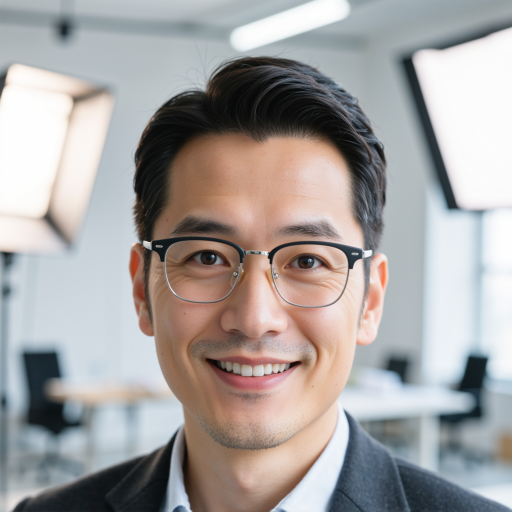 男士商务眼镜，矩形镜框，黑色边框，透明镜片，正面展示，专业背景
